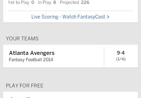 ESPN updates its fantasy football app with new push notifications and user interface 8
