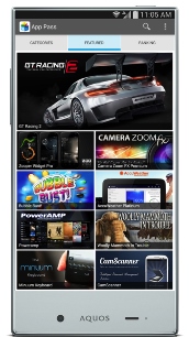 App Pass on Sharp Crystal