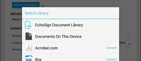 Adobe's EchoSign e-signature service brought over to Android 4