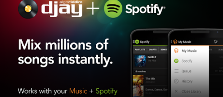djay 2 app spins up for Android 4
