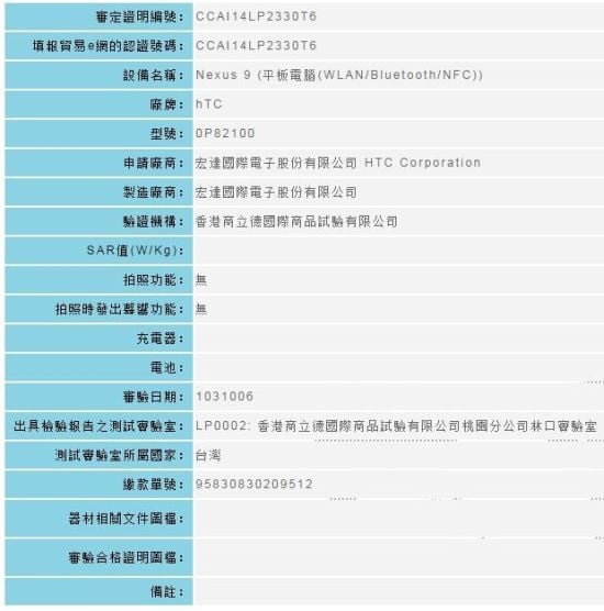 ncc_taiwan_htc_nexus_9_entry