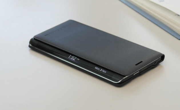 galaxy note edge flip case'