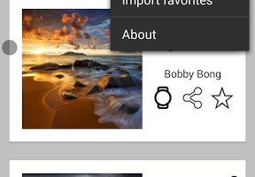 Mural Watchface pulls images from 500px service to join your own photos 4