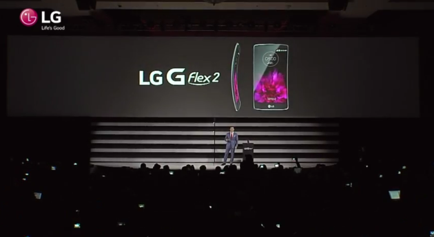 LG G flex 2 CES 2015