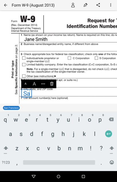 Adobe's Fill & Sign app allows you to fill and sign any form on your smartphone 4
