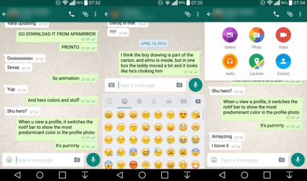 WhatsApp Material Design 3
