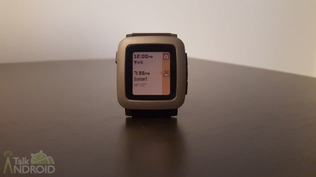 Pebble time timeline past TA