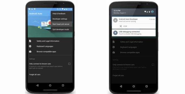 android auto desktop unit