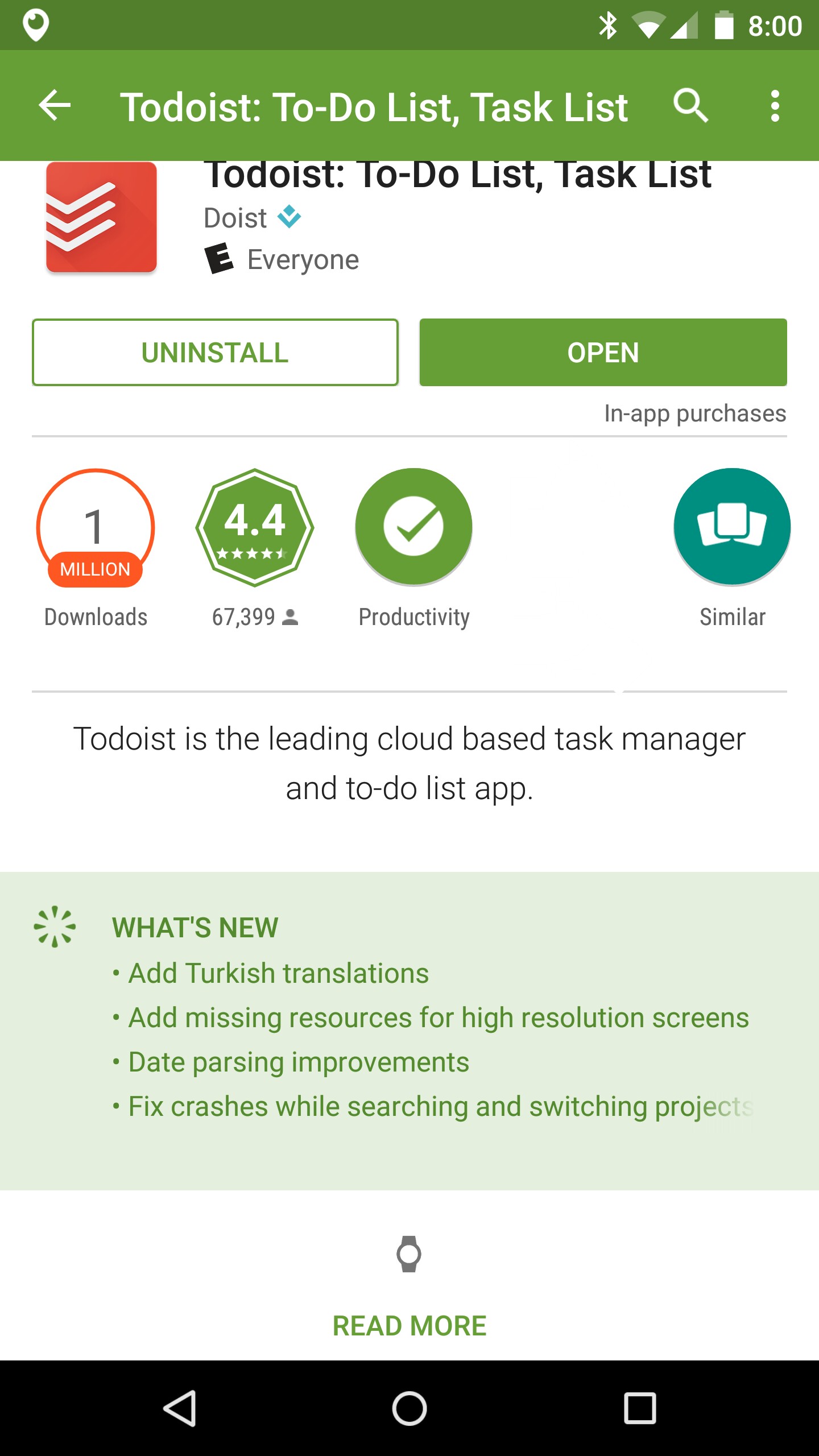 Google adds Android Wear watch icon to Play Store - Talk Android