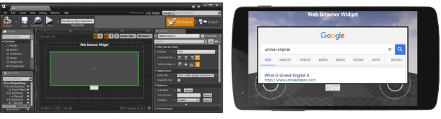unreal engine 4.10 web browser