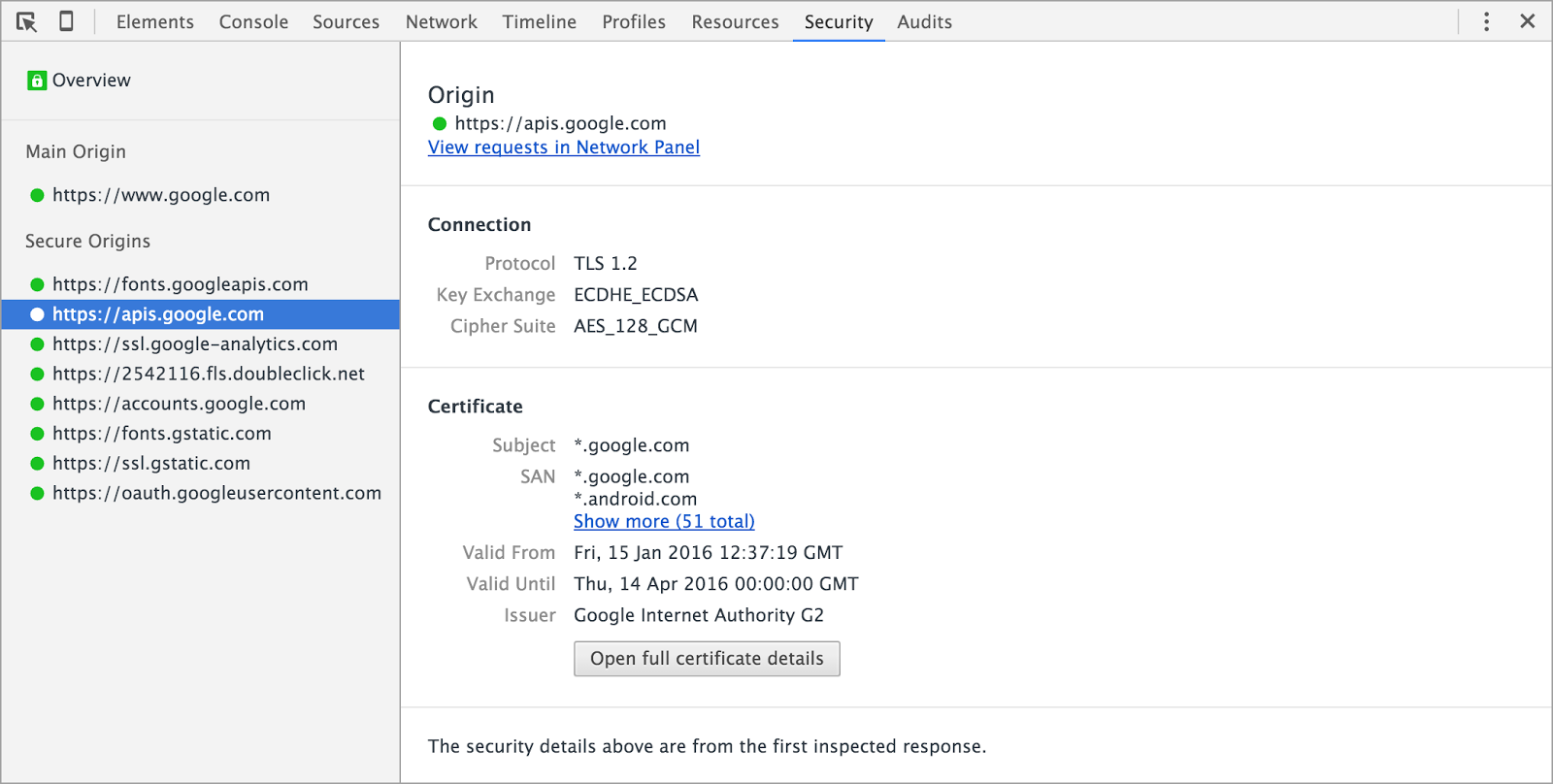 Google unveils new security panel for DevTools in Chrome - Talk Android