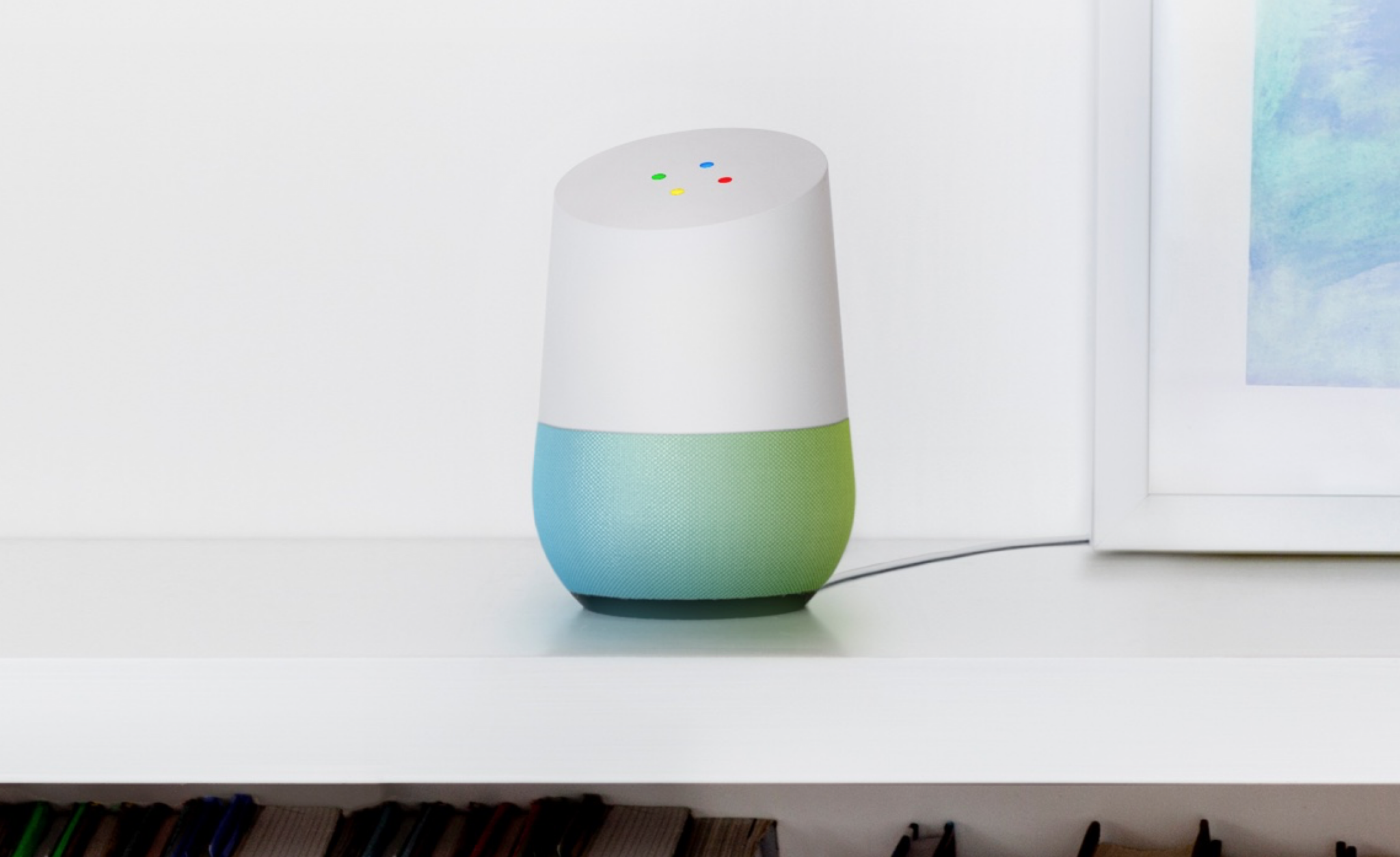 google_home_on_shelf