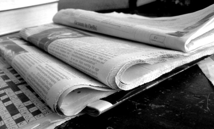 newspaper_black_and_white
