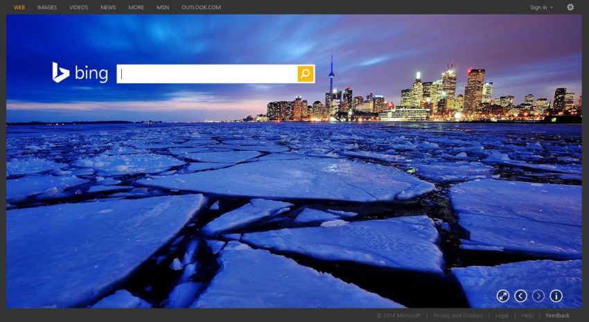 bing search