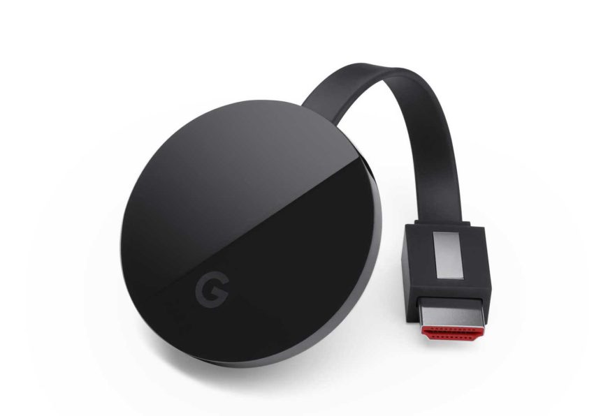 Chromecast Ultra device