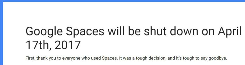 Google Spaces is shutting down less than a year after opening 2