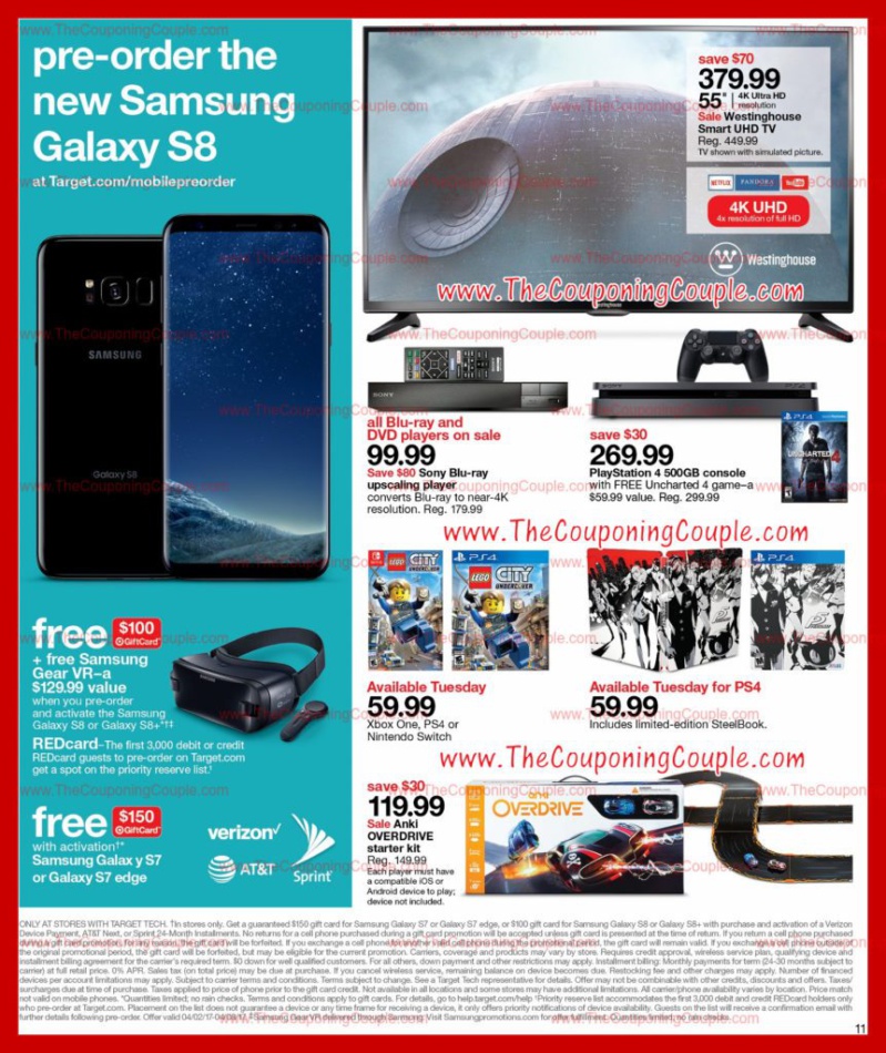 Target circular exposes Samsung Galaxy S8 pre-order bonuses 4