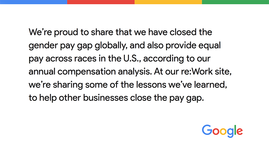 Google facing claim of 'extreme' gender pay differences from Department of Labor 5