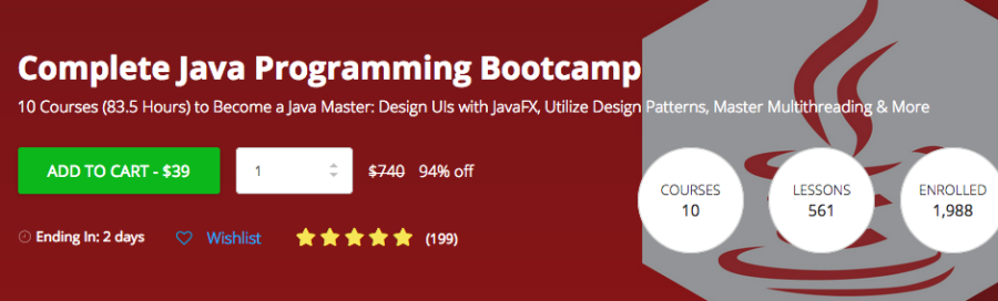[TA Deals] Get the Java Programming Bootcamp package for $39 4