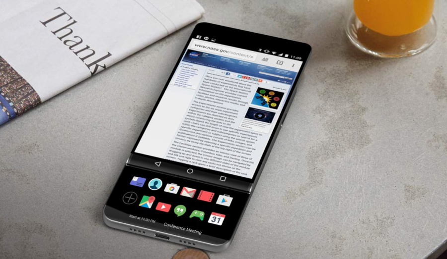 Older mock-ups for the LG V30 surface 2