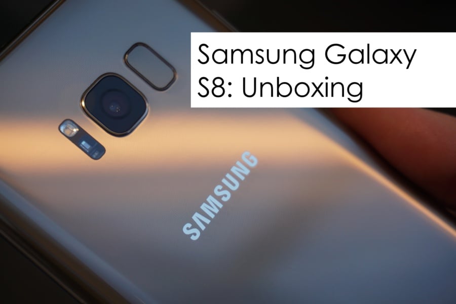 [Video] Unboxing the Samsung Galaxy S8 5