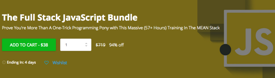 [TA Deals] Get the Full Stack JavaScript Bundle for $38! (94% off) 4