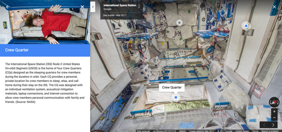 Google adds the International Space Station to Street View 5