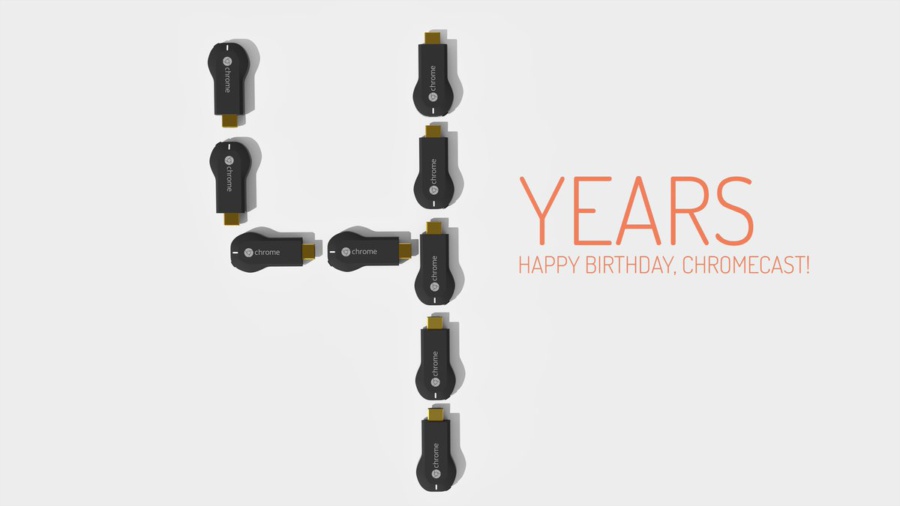 Happy 4th birthday, Chromecast! 3