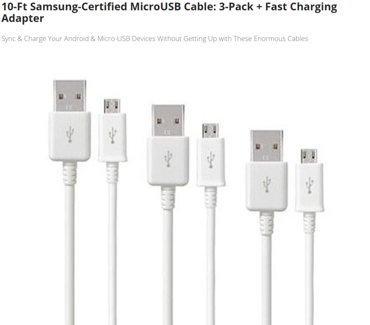 [TA Deals] Get a bunch of micro-USB cables for $20 2