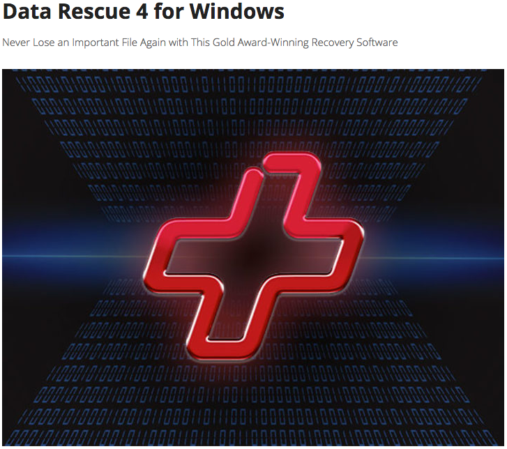 [TA Deals] Take 37% off Data Rescue 4! 4