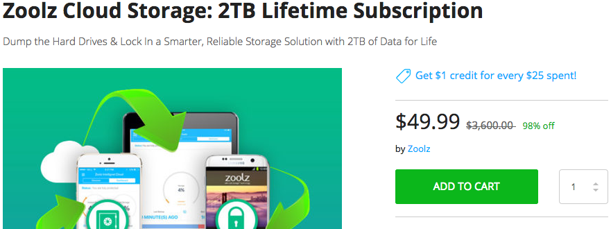 [TA Deals] Get a 2TB lifetime cloud storage subscription with Zoolz 3