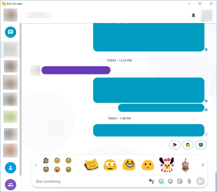 Google Allo gets a web update including 'volume' and Smart Smileys 5