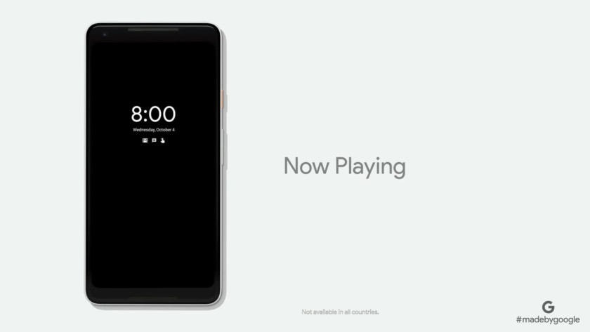 The "Now Playing" feature on Pixel 2 phones uses AmbientSense to save your battery 3