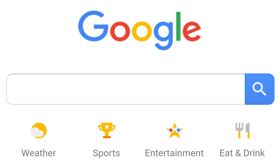 Google tweaks the design of their mobile site by axing corners 2