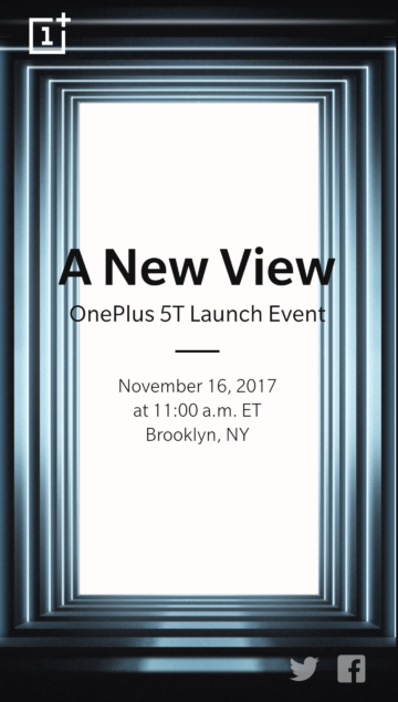 OnePlus 5T launches in Brooklyn, NY on November 16th at 11am ET 2