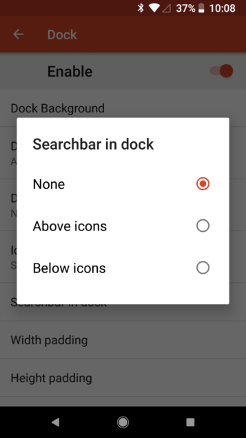 Nova Launcher lets you remove or replace the Oreo-style search bar 3