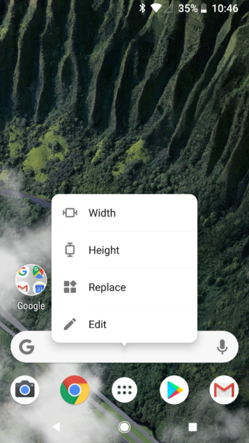 Nova Launcher lets you remove or replace the Oreo-style search bar 4