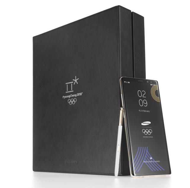 Samsung has produced a stunning Limited Edition Galaxy Note 8 for the Winter Olympics that you can't buy 4