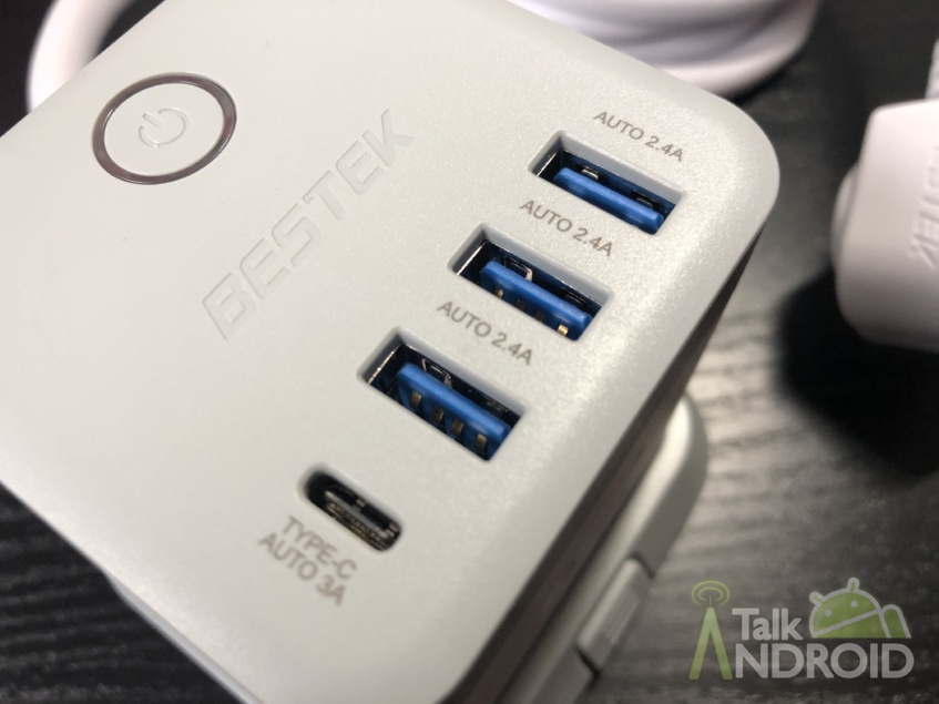 BESTEK 3-outlet vertical cube power strip with USB-C review 7