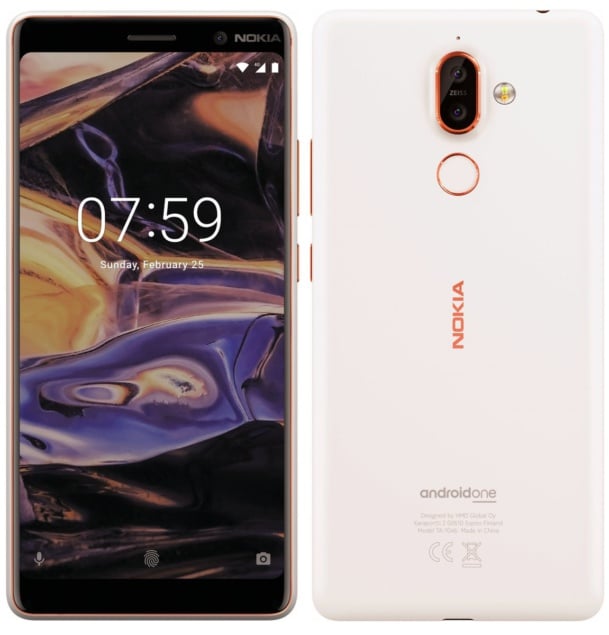 Leaked renders reveal entry-level Nokia 1 with Android Go and Nokia 7+ toting Android One 5