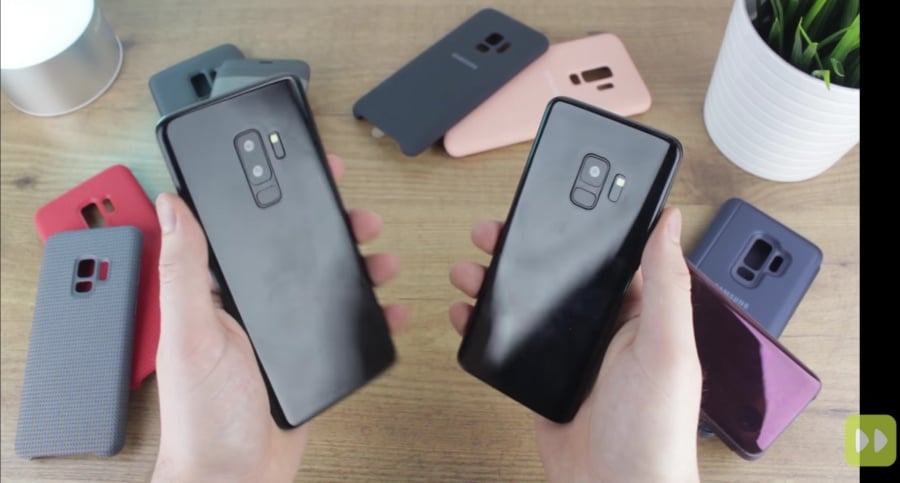 New video shows Galaxy S9 and Galaxy S9+ LED View and Hyperknit cases 4