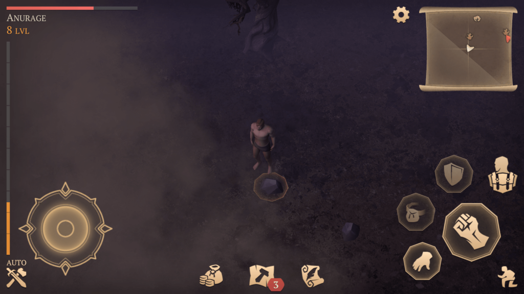 Run Along Fog to Gather Materials 