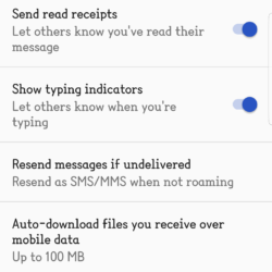 Support for chat shows up for some users in Android Messages 5