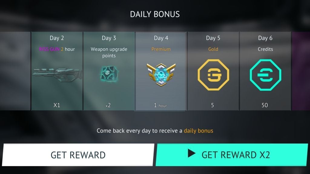 Daily Bonus Page