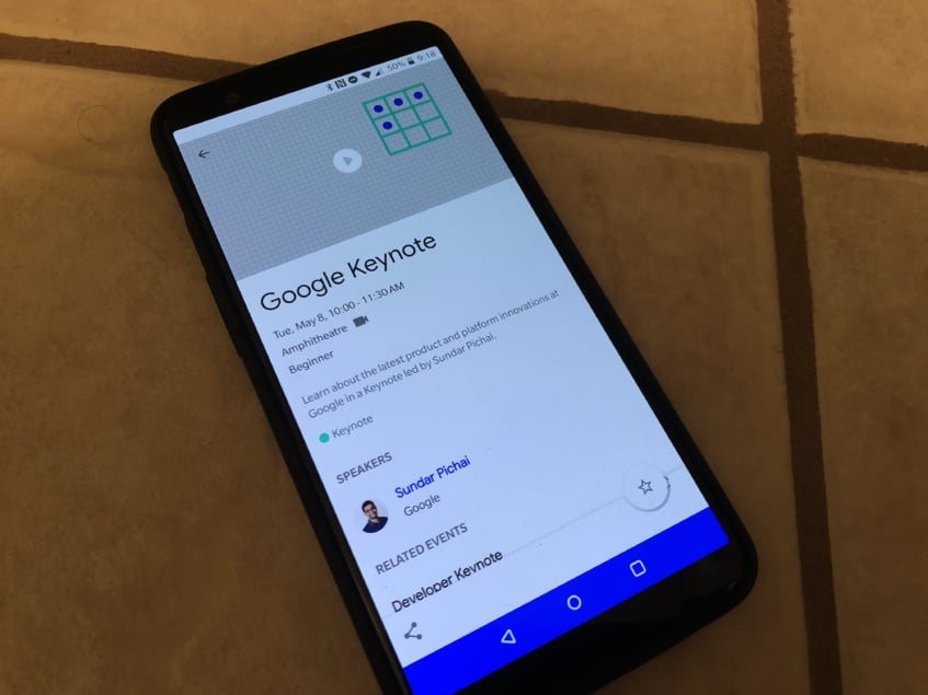 Google I/O 2018 gets updated ahead of this year's event 4