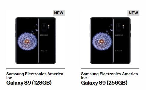 128GB and 256GB variant Samsung Galaxy S9 phones almost ready for Verizon customers 5