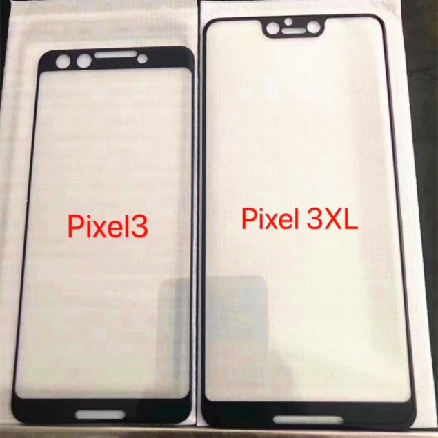 Leaked photos reportedly show the frontside of the Pixel 3 and Pixel 3 XL 2