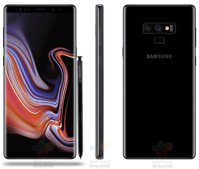 Check out the Galaxy Note 9 in Midnight Black 4