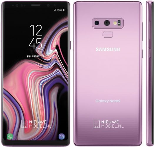 Samsung Galaxy Note9 renders show blue and purple options 4