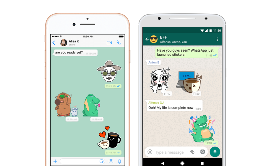 WhatsApp launches sticker packs 4